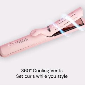 L'ange Pink Hair Curler with Cooling Vents